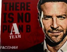 THE A-TEAM - BRADLEY COOPER - SIGNED 8X10