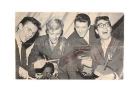 THE SHADOWS - ROCK & ROLL GROUP - EARLY SIGNED PROGRAMME