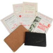 AUTOGRAPHS - TWO VINTAGE ALBUMS & SIGNED THEATRE PROGRAMMES