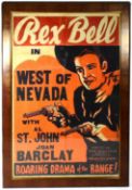 WESTERN - WEST OF NEVADA (1936) - ORIGINAL ONE SHEET POSTER