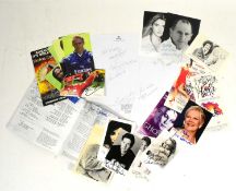 AUTOGRAPHS - COLLECTION OF ASSORTED AUTOGRAPHS