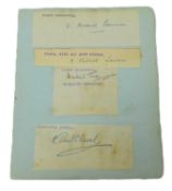 SUFFRAGETTE MOVEMENT - COLLECTION OF AUTOGRAPHS