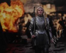 MORFRYDD CLARK - RINGS OF POWER - SIGNED 8X10