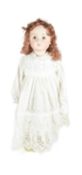 DOLLS - REPRODUCTION BISQUE HEADED DOLL