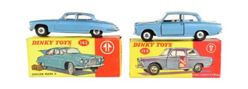 DIECAST - X2 VINTAGE DINKY TOYS DIECAST MODEL CARS