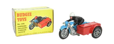 BUDGIE TOYS - VINTAGE EXPRESS DELIVERY SIDECAR OUTFIT
