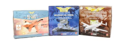 MODEL PLANES - X3 CORGI AVIATION ARCHIVE DIECAST MODELS