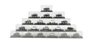 DIECAST - CARARAMA 1/72 SCALE DIECAST MINI COOPER MODELS
