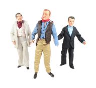 WORLD DOLL COLLECTION - JOHN WAYNE, CLARK GABLE, CARY GRANT