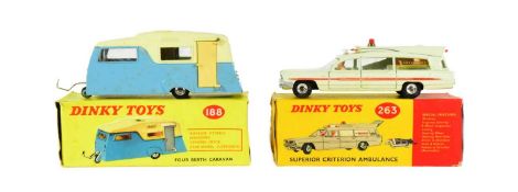 DIECAST - X2 VINTAGE DINKY TOYS DIECAST MODELS