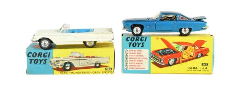 DIECAST - X2 VINTAGE CORGI TOYS DIECAST MODEL CARS