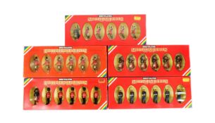 MODEL SOLDIERS - BRITAINS HAND PAINTED METAL SOLDIER FIGURES
