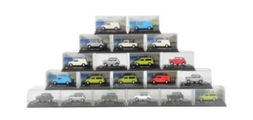 DIECAST - CARARAMA 1/72 SCALE DIECAST MINI COOPER MODELS