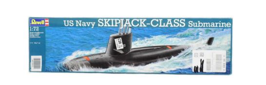 MODEL KITS - REVELL 1/72 SCALE US NAVY SKIPJACK CLASS SUBMARINE