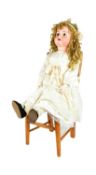 DOLLS - REPRODUCTION GERMAN PORCELAIN DOLL