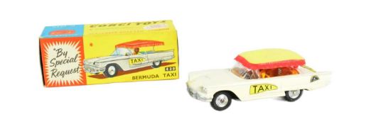 DIECAST - VINTAGE CORGI TOYS DIECAST MODEL BERMUDA TAXI