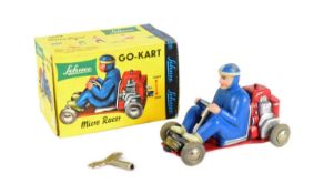 SCHUCO - VINTAGE WEST GERMAN SCHUCO DIECAST CLOCKWORK GO-KART