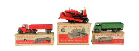 DIECAST - X3 BOXED VINTAGE DINKY TOYS DIECAST MODELS