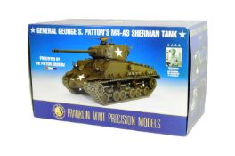 FRANKLIN MINT - 1/24 SCALE GENERAL GEORGE S PATTON'S M4-A3 SHERMAN TANK