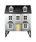 DOLLS HOUSE - HAND MADE WOODEN 3 STOREY DOLLS HOUSE
