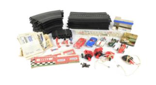 SCALEXTRIC - COLLECTION OF VINTAGE SCALEXTRIC CARS & ACCESSORIES