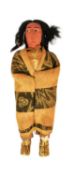 EARLY 20TH CENTURY SKOOKUM NATIVE INDIAN DOLL
