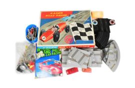 SLOT CAR RACING - VINTAGE AIRFIX AND KADER SLOT CAR RACING GAMES