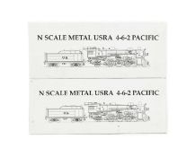 MODEL RAILWAY - X2 N GAUGE MODEL RAILWAY LOCOMOTIVES