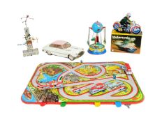 TINPLATE TOYS - VINTAGE MECHANICAL TINPLATE TOYS