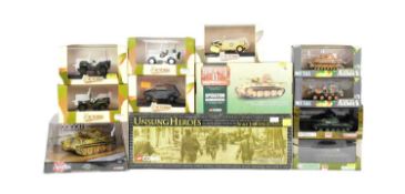 DIECAST - COLLECTION OF DIECAST MODEL TANKS
