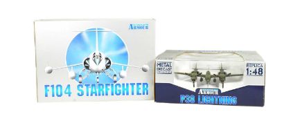 MODEL PLANES - X2 ARMOUR COLLECTION 1/48 SCALE DIECAST MODELS