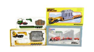 DIECAST - X4 CORGI HEAVY HAULAGE DIECAST MODELS