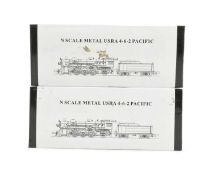 MODEL RAILWAY - X2 N GAUGE MODEL RAILWAY LOCOMOTIVES