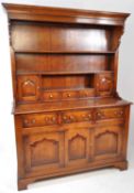 GEORGE III REVIVAL ENGLISH COUNTRY OAK DRESSER SIDEBOARD