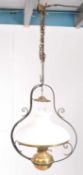 EARLY 20TH CENTURY HANGING CEILING OIL LAMP