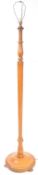 EARLY 20TH CENTURY WALNUT STANDARD FLOOR LAMP