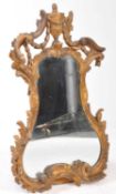 ROCOCO 20TH CENTURY ORNAMENTAL PEAR SHAPED MIRROR