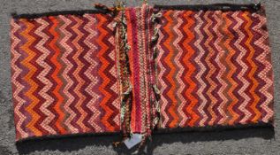20TH CENTURY NORTH EAST PERSIAN SUMAK SADDLE BAG
