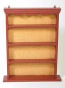 VINTAGE 20TH CENTURY PAINTED WALL MOUNTED SHELF