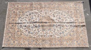 20TH CENTURY NORTH EAST PERSIAN ISLAMIC MESHED FLOOR RUG