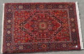 VINTAGE 20TH CENTURY PERSIAN ISLAMIC GOLTHOG FLOOR RUG