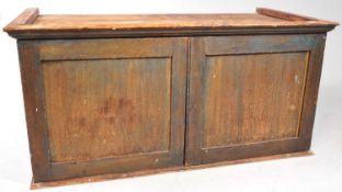 EARLY 20TH CENTURY INDUSTRIAL PLAN CHEST CABINET - UPPER SECTION