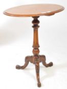 VICTORIAN 19TH CENTURY WALNUT TRIPOD TABLE