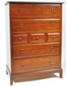 STAG FURNITURE - MID CENTURY MINSTREL TALLBOY CHEST OF DRAWERS
