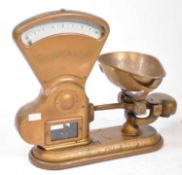 AVERY - EARLY 20TH CENTURY BRASS GROCERY SHOP COUNTER SCALE