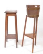 EARLY 20TH CENTURY OAK WINE BUCKET