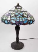 20TH CENTURY TIFFANY STYLE TABLE LAMP