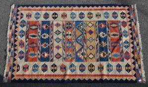 20TH CENTURY ANATOLIAN TURKISH KILIM FLOOR RUG