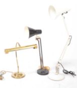 HERBERT TERRY - MODEL 90 ANGLEPOISE LAMP & TWO OTHERS