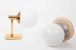 TWO VINTAGE 20TH CENTURY WALL LIGHTS